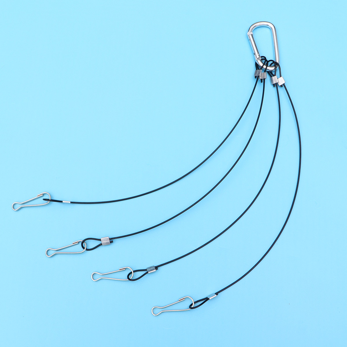 Planted Aquarium Hanging Light - 4 Stück Pflanzenlampe-Aufhänger Stahlsicherheitsseil 2mm Dick