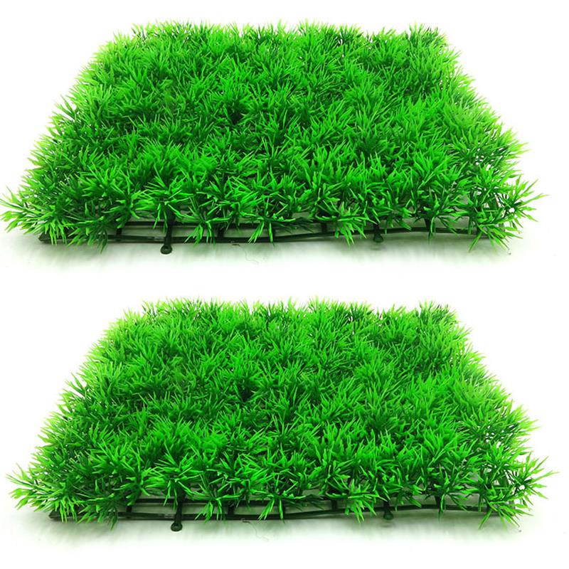 Planted Aquarium Materials - Künstliche grüne Graspflanze, Rasen, Rasen, Aquarium,