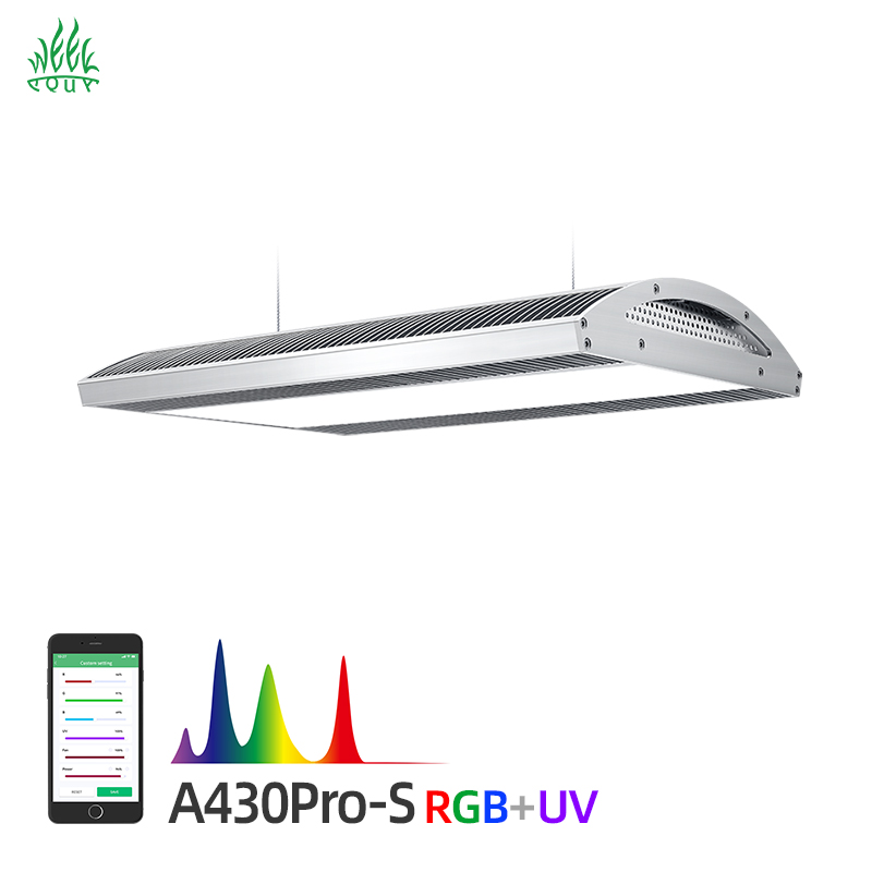 Planted Aquarium Hanging Light - Week Aqua A430Pro LED-Aquariumbeleuchtung RGB UV