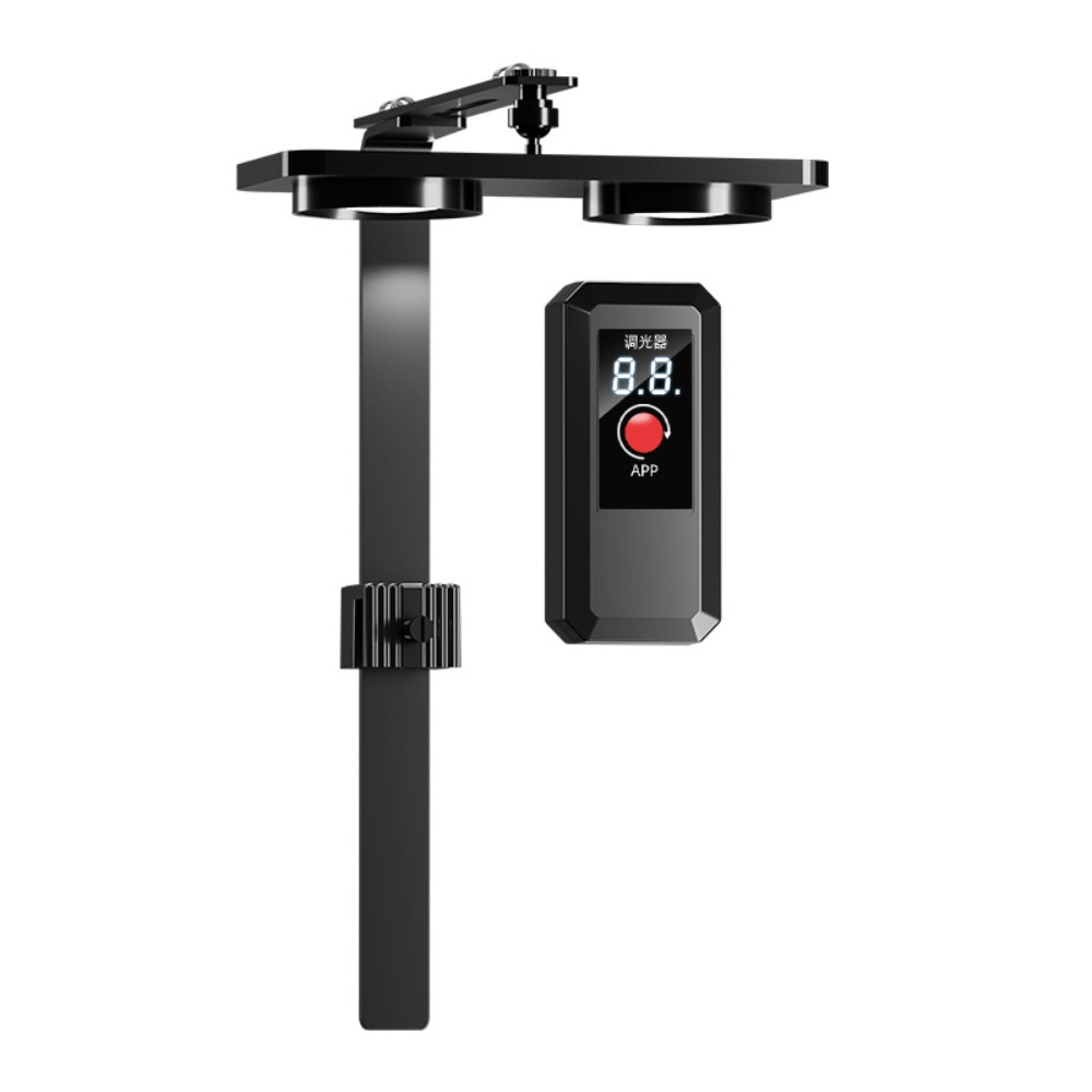Planted Aquarium Cycling - Clip-on-LED-Aquariumlicht, 24/7 Zyklus, Aquariumlicht mit APP-Aluminium,
