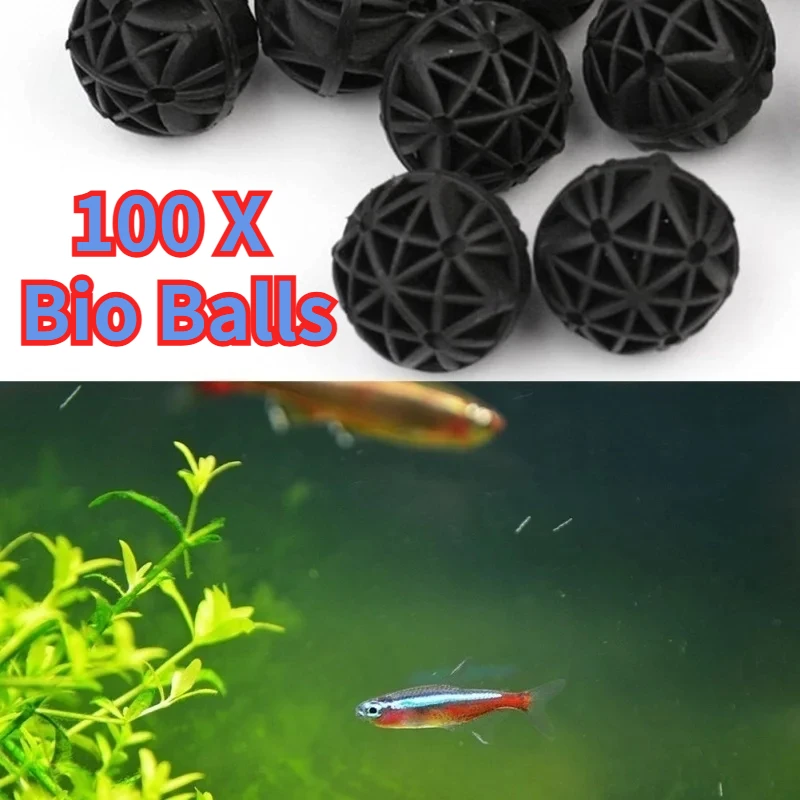 Aquarium Plant Fertilizer - 50/100Pcs Hause Aquarium Teich Bio Kugeln