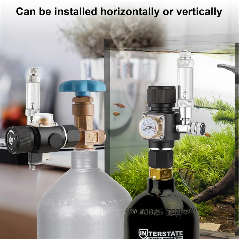 Co2 Regulator Dual Stage - Fzone mini zweistufiger CO2-Regler Aquarium Aquarium