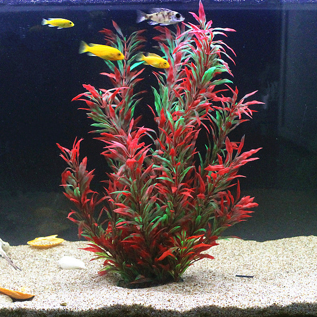 Planted Aquarium With Fish - 50CM Künstliche Aquarium Seltene Pflanzen Aquarium