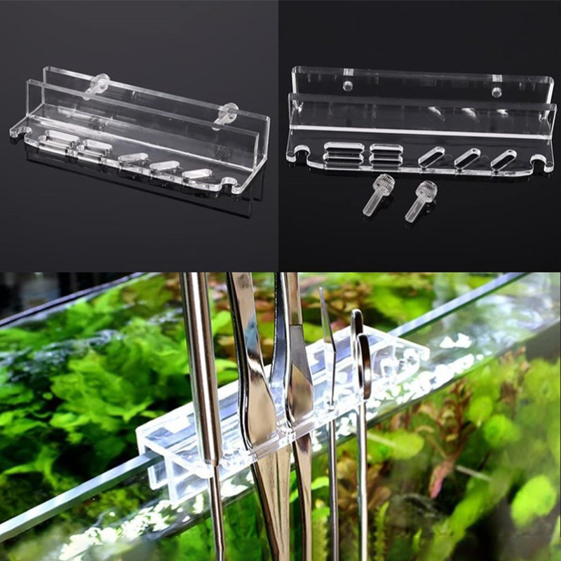 Planted Aquarium Maintenance - Aquarium Pflanze Werkzeuge Lagerung Rack Acryl