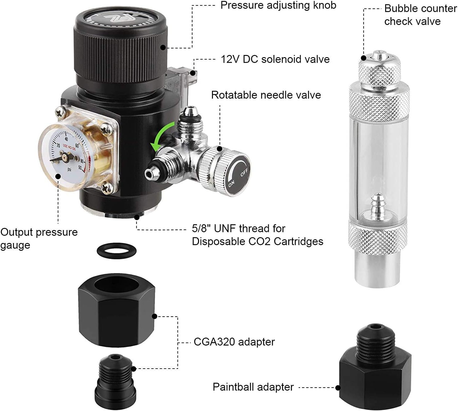 Aquarium CO2-Regler Mini-Serie – Co2 Regulator Dual Stage Bewertung und Preis