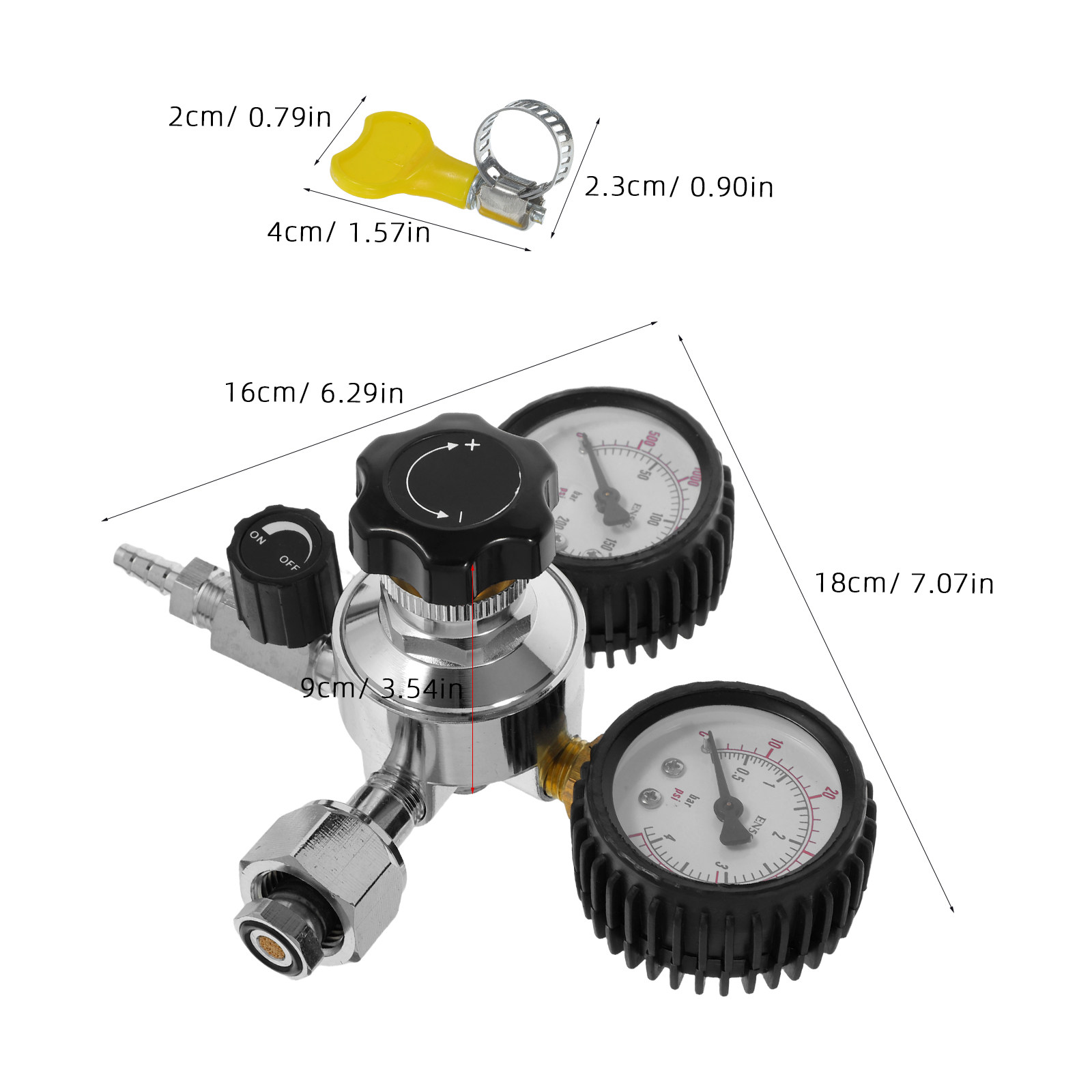 1 Set Brauausrüstung Bierfass  – Co2 Regulator Dual Stage Bewertung und Preis