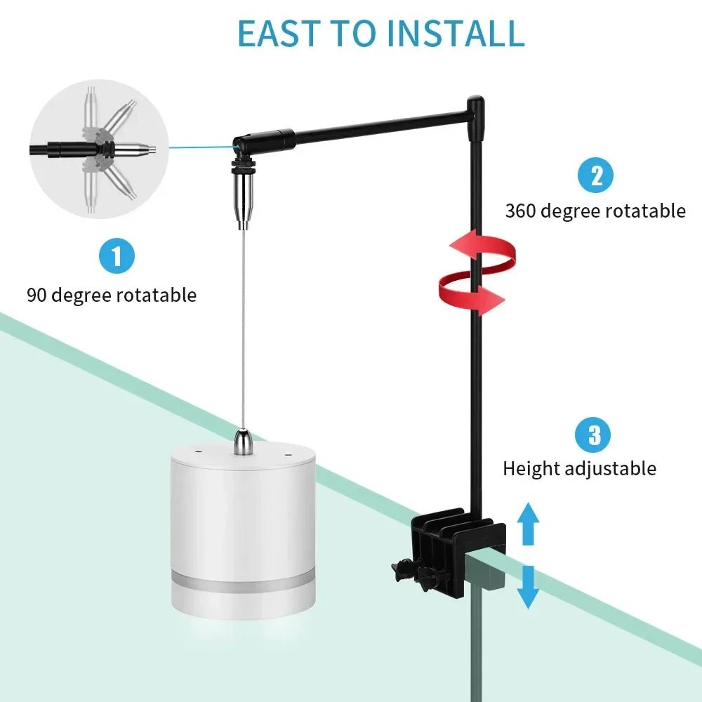Aquarium LED hängende Clip Lam – Planted Aquarium Hanging Light Bewertung und Preis
