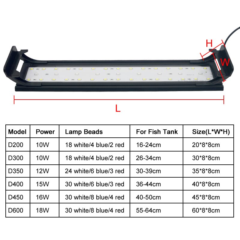 Aquarium-LED-Licht für 16–64 c – Aquarium Planted Tank Fertilizer Bewertung und Preis