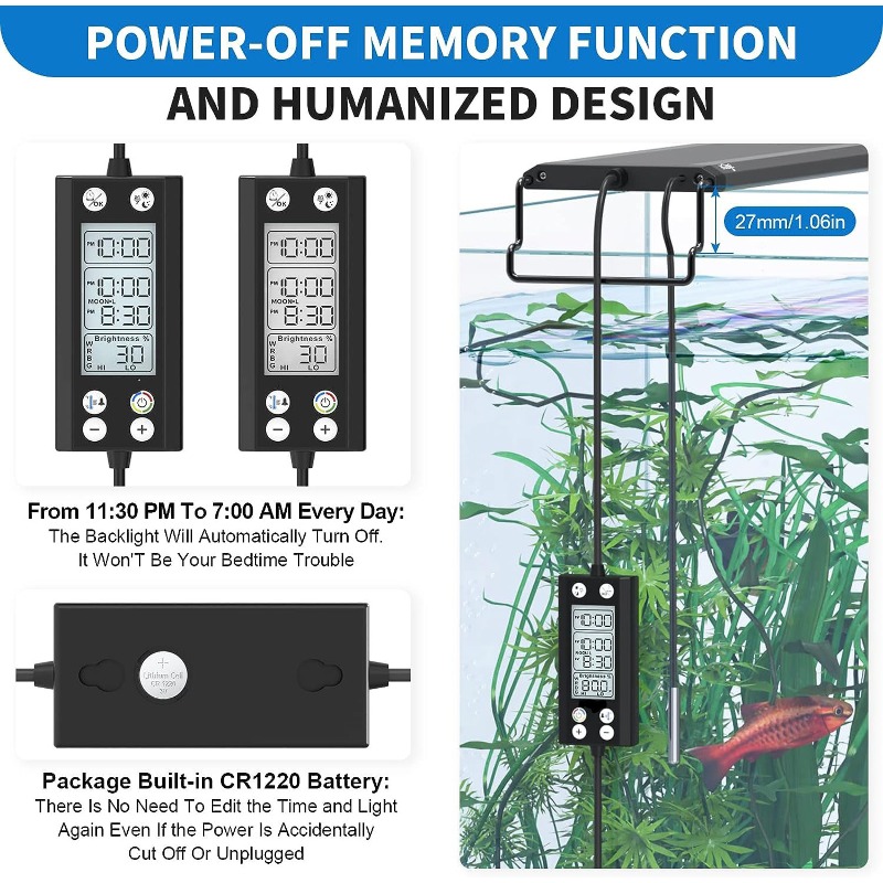 24/7 Programmierbare Aquariumb – Planted Aquarium Cycling Bewertung und Preis