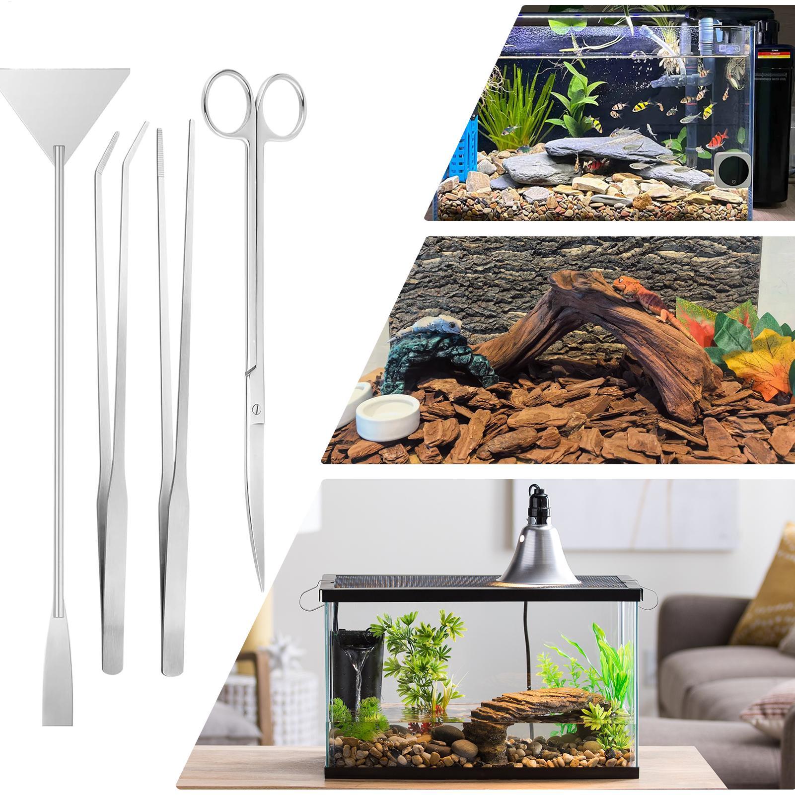 4-teiliges Aquarium-Werkzeugse – Planted Aquarium Maintenance Bewertung und Preis